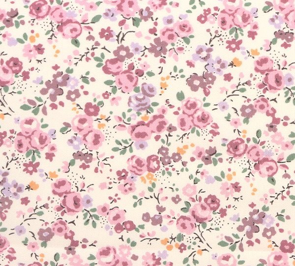 Photo1: 💢 買滿包郵｜💢 粉 0.5m 現貨｜🇯🇵 日本布｜薄棉｜小花 花朵 Floral Flower Japan Fabric (1)