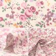 Photo3: 💢 買滿包郵｜💢 粉 0.5m 現貨｜🇯🇵 日本布｜薄棉｜小花 花朵 Floral Flower Japan Fabric (3)