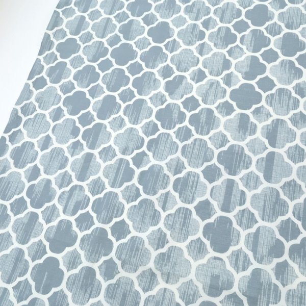 Photo2: ➖ 減價｜‼️不適用於 滿 $350 包郵 及 滿 $600 減 $30｜💢 藍 1m 現貨｜🇯🇵 日本布｜薄棉｜幾何圖案｜偏薄 (2)