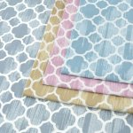 Photo3: ➖ 減價｜‼️不適用於 滿 $350 包郵 及 滿 $600 減 $30｜💢 藍 1m 現貨｜🇯🇵 日本布｜薄棉｜幾何圖案｜偏薄 (3)