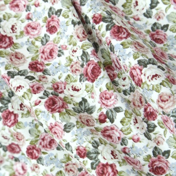 Photo3: ➖ 減價｜‼️ 不享 滿 $250 包郵 ‼️不享 滿 $600 減 $30｜💢紅 0.5y 現貨｜🇹🇼 台灣布｜薄棉｜牡丹玫瑰 (3)