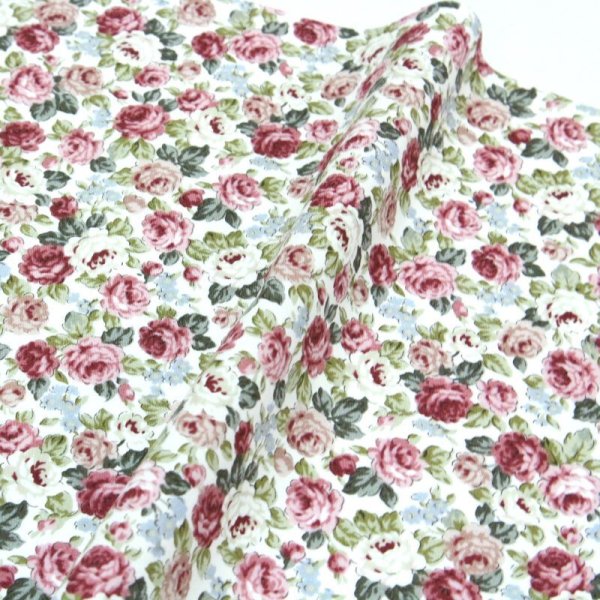 Photo2: ➖ 減價｜‼️ 不享 滿 $250 包郵 ‼️不享 滿 $600 減 $30｜💢紅 0.5y 現貨｜🇹🇼 台灣布｜薄棉｜牡丹玫瑰 (2)