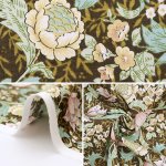 Photo4: 🔥 瘋狂亂減｜‼️不適用於 滿 $350 包郵 及 滿 $600 減 $30｜💢 深藍、啡 各 0.5m 現貨｜🇯🇵 日本布｜薄棉｜花｜Floral Japan Fabric  (4)