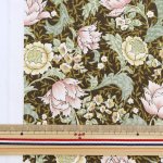 Photo5: 🔥 瘋狂亂減｜‼️不適用於 滿 $350 包郵 及 滿 $600 減 $30｜💢 深藍、啡 各 0.5m 現貨｜🇯🇵 日本布｜薄棉｜花｜Floral Japan Fabric  (5)