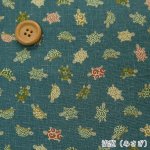 Photo1: ➖ 減價｜‼️不適用於 滿 $350 包郵 及 滿 $600 減 $30｜💢 綠 0.5m 現貨｜🇯🇵 日本製｜薄棉｜和風｜龜 (1)