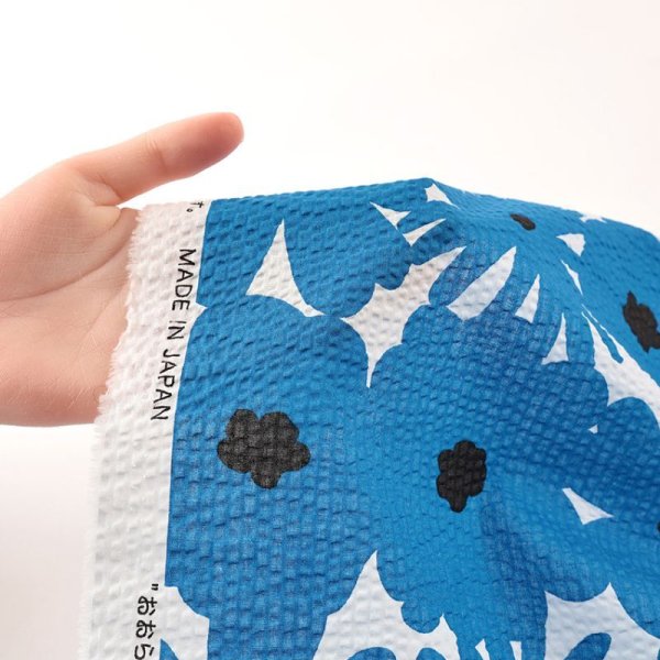 Photo7: 【1米 價格】🔴日本製｜💢 非 現貨｜🇯🇵 日本布｜SOU・SOU｜波紋布｜浴衣面料｜和調花柄 (7)