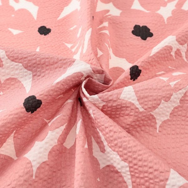 Photo4: 【1米 價格】🔴日本製｜💢 非 現貨｜🇯🇵 日本布｜SOU・SOU｜波紋布｜浴衣面料｜和調花柄 (4)