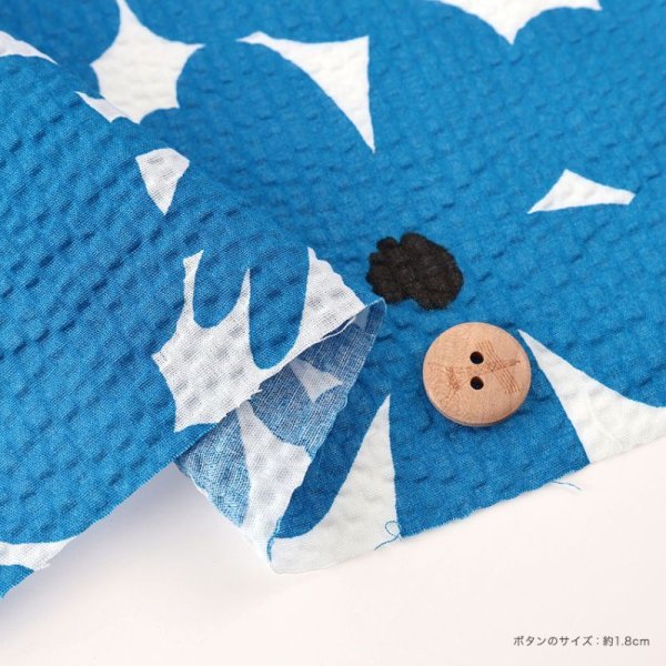 Photo6: 【1米 價格】🔴日本製｜💢 非 現貨｜🇯🇵 日本布｜SOU・SOU｜波紋布｜浴衣面料｜和調花柄 (6)