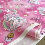 Photo2: ➖ 瘋狂亂減｜‼️不適用於 滿 $350 包郵 及 滿 $600 減 $30｜💢 深粉 0.5m 現貨｜🇯🇵 日本布｜薄棉 ｜🌈 Rainbow｜城堡｜unicorn｜動物 (2)
