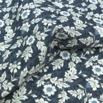 Photo4: ➖ 減價｜‼️不適用於 滿 $350 包郵 及 滿 $600 減 $30｜💢深藍  0.5y 現貨｜🇹🇼 台灣布｜薄棉｜復古歐風壁花 (4)