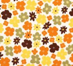 Photo1: ➖瘋狂亂減｜‼️不適用於 滿 $350 包郵 及 滿 $600 減 $30｜🟥 日本製｜💢 橙 0.5m 現貨｜100% 薄棉｜北歐風｜花 (1)