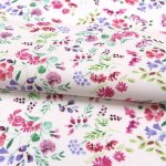 Photo1: ➖ 減價｜‼️不適用於 滿 $350 包郵 及 滿 $600 減 $30｜💢 粉 0.5y 現貨｜🇹🇼 台灣布｜薄棉｜水彩寫意花卉｜花｜Floral Japan Fabric  (1)