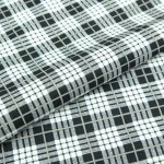 Photo1: ➖ 減價｜‼️不適用於 滿 $350 包郵 及 滿 $600 減 $30｜💢黑 1y 現貨｜🇹🇼 台灣布｜薄棉｜英式花格紋｜格仔棉布｜Checked Pattern｜格仔風布料 (1)