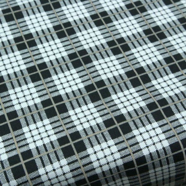 Photo2: ➖ 減價｜‼️不適用於 滿 $350 包郵 及 滿 $600 減 $30｜💢黑 1y 現貨｜🇹🇼 台灣布｜薄棉｜英式花格紋｜格仔棉布｜Checked Pattern｜格仔風布料 (2)