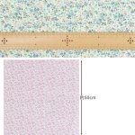 Photo6: ➖瘋狂亂減｜‼️不適用於 滿 $350 包郵 及 滿 $600 減 $30｜💢 粉紅 0.5m 現貨｜🇯🇵 日本布｜薄棉｜碎花｜小小碎花朵日本薄棉布 (6)