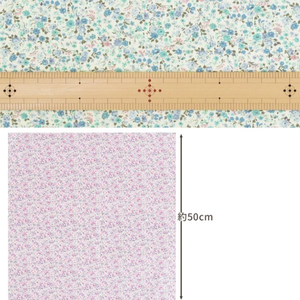 Photo6: 💢 粉紅 0.5m 現貨｜🇯🇵 日本布｜薄棉｜碎花｜小小碎花朵日本薄棉布 (6)