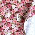 Photo6: ➖ 減價｜‼️不適用於 滿 $350 包郵 及 滿 $600 減 $30｜💢 3色各 0.5y 現貨｜🇹🇼 台灣製｜厚棉｜和風燙金花朵｜花卉面料｜菊｜Floral Taiwan Fabric  (6)