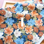 Photo4: ➖ 減價｜‼️不適用於 滿 $350 包郵 及 滿 $600 減 $30｜💢 3色各 0.5y 現貨｜🇹🇼 台灣製｜厚棉｜和風燙金花朵｜花卉面料｜菊｜Floral Taiwan Fabric  (4)