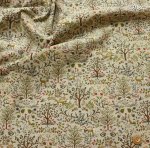 Photo7: ➖ 瘋狂亂減｜‼️不適用於 滿 $350 包郵 及 滿 $600 減 $30｜💢 深棕 0.5m 現貨｜🇯🇵 日本布｜森林動物｜薄燈芯絨｜Animal Village 薄燈芯絨日本布｜FOX Japan Fabric (7)