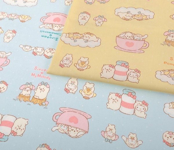 Photo1: 💢 買滿包郵｜💢 非 現貨｜🇯🇵 日本布｜牛津布｜Sanrio Characters｜2023｜Hello Kitty｜玉桂狗 Cinnamoroll｜Melody｜布甸狗 Pom Pom Purin (1)