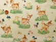 Photo2: 💢 買滿包郵｜💢 非現貨｜🇯🇵 日本布｜動物布｜小鹿班比｜Deer Japan Fabric｜薄棉 (2)