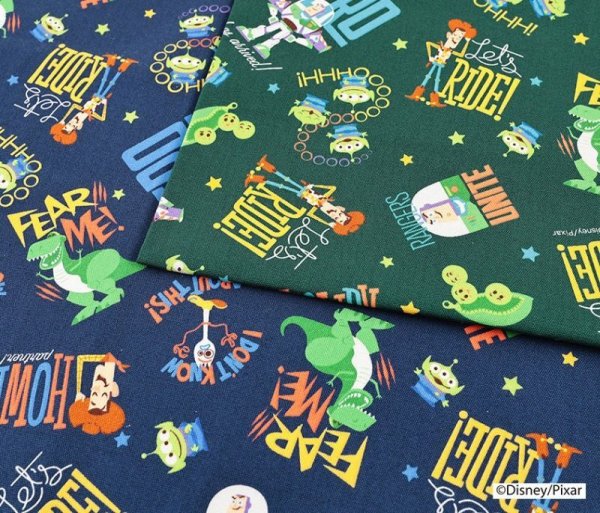 Photo1: 💢 買滿包郵｜💢 非 現貨｜🇯🇵 日本布｜牛津布｜Disney｜Toy Story Fabric｜玩具總動員 反斗奇兵｜胡迪 Woody｜巴斯光年 Buzz Lightyear｜抱抱龍 Rex｜三眼仔 (1)