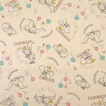 Photo1: 🔥 瘋狂亂減｜‼️不適用於 滿 $350 包郵 及 滿 $600 減 $30｜🔴 日本製｜💢 原色 0.5m 現貨｜ 100% 棉 牛津布｜Disney Dumbo 小飛象｜2024年 1月 (1)