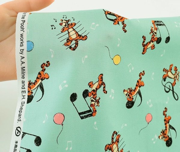 Photo3: 【1米 價格】🔴 日本製｜💢 非 現貨｜100% 棉 牛津布｜Disney｜Tigger 跳跳虎｜2024年 4月 (3)