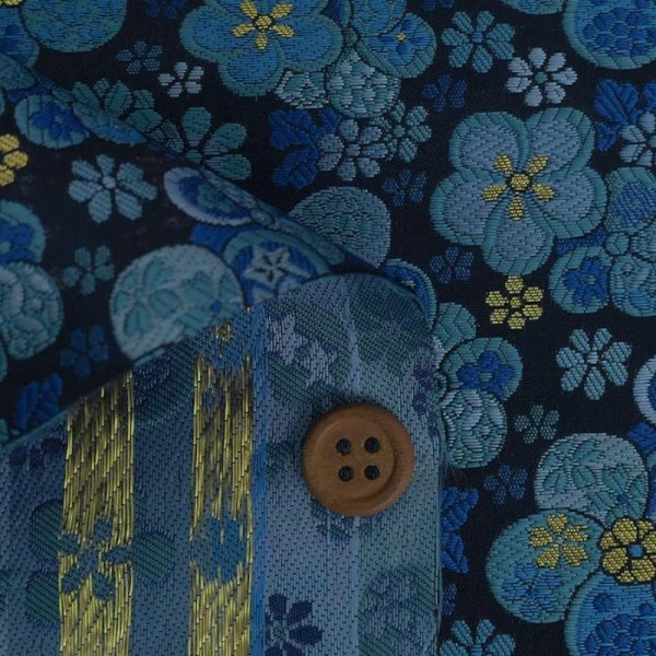 Photo2: 【1米 價格】日本製｜💢 非 現貨｜西陣織 金襴｜和風 和柄 日式 京都風格 ｜梅花｜2024年 06月 (2)