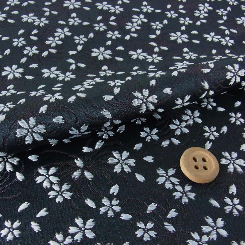 Photo1: 【1米 價格】🔺日本製｜💢 非 現貨｜西陣織 金襴｜和風 和柄 日式 京都風格 ｜櫻花 (1)