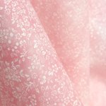 Photo1: ➖ 減價｜‼️不適用於 滿 $350 包郵 及 滿 $600 減 $30｜💢 粉、深藍 各 1y 現貨｜🇹🇼 台灣布｜薄棉｜小花暈染淡淡美 (1)