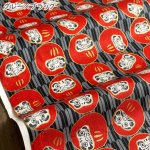 Photo7: 【1米 價格】🟣 日本製｜💢 非 現貨｜100% 棉 薄｜達摩 (7)