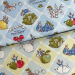 Photo1: 【1米 價格】🟣 日本製｜💢 非 現貨｜100% 棉 牛津布｜Peter Rabbit 彼得兔｜Fruit&Veg｜2024年 7月 (1)