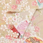 Photo6: 【1米 價格】🟡 日本製｜💢 非 現貨｜100% polyester 可濕水 軟身｜日式 和風櫻花 鈴｜2024年 9月 (6)