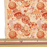 Photo2: 【1米 價格】🟥日本製｜💢 非 現貨｜西陣織 金襴｜和風 和柄 日式 京都風格 ｜繡球 毬 (2)