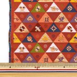 Photo2: 【1米 價格】🟥日本製｜💢 非 現貨｜西陣織 金襴｜和風 和柄 日式 京都風格 ｜葵四丁 三角形小物 (2)