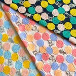 Photo1: 【1米 價格】🟣日本製｜💢 非 現貨｜🇯🇵 日本製｜100% 棉 （刺繡寬度約95cm）｜yukiemon Balloon Land｜2024年 11月｜‼️ 實價 - 不可享用滿 HKD 600 *減 HKD 30 (1)