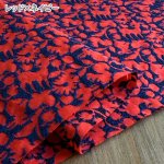 Photo7: 【1米 價格】🟣日本製｜💢 非 現貨｜🇯🇵 日本製｜100% 棉 （刺繡寬度約98cm）｜yukiemon Powder Flake｜2024年 11月｜‼️ 實價 - 不可享用滿 HKD 600 *減 HKD 30 (7)