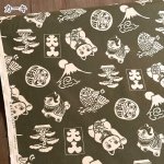 Photo5: 【1米 價格】🟣日本製｜💢 非 現貨｜100% 棉 10號帆布｜日本幸運符圖案 招財貓 富士山 達摩｜2024年 12月 (5)