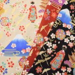 Photo1: 【1米 價格】🟡日本製｜💢 非 現貨｜🇯🇵 日本製｜100% 棉 ~ 薄｜舞妓 富士山 和風｜2024年 12月 (1)