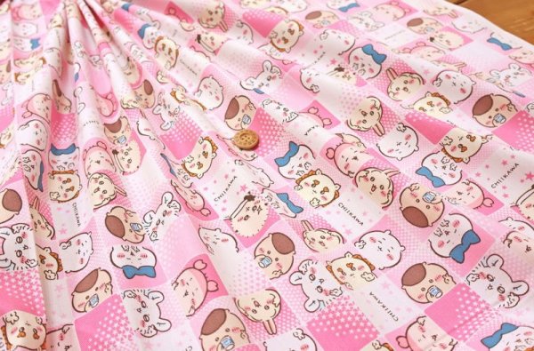 Photo4: 【1米 價格】🔵日本製｜💢 非 現貨｜🇯🇵 日本製｜100% 棉 ~ 牛津布｜Chiikawa｜2024年 12月 (4)