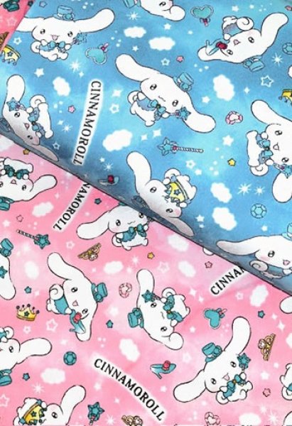 Photo1: 【1米 價格】🔵日本製｜💢 非 現貨｜🇯🇵 日本製｜100% 棉 ~ 牛津布｜Sanrio 玉桂狗 Cinnamoroll｜2025年 1月 (1)
