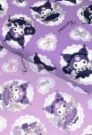 Photo2: 【1米 價格】🟦日本製｜💢 非 現貨｜🇯🇵 日本製｜100% 棉 ~ 牛津布｜Sanrio Kuromi｜2025年 1月 (2)