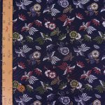 Photo2: 【1米 價格】🔺日本製｜💢 非 現貨｜金襴布｜和風 和式 日系｜鳳凰和花朵 (2)