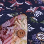 Photo3: 【1米 價格】🔺日本製｜💢 非 現貨｜金襴布｜和風 和式 日系｜鳳凰和花朵 (3)