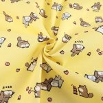 Photo6: 【1米 價格】🔴日本製｜💢 非 現貨｜🇯🇵 日本製｜100% 棉 ~ 薄｜飛鼠 動物 (6)