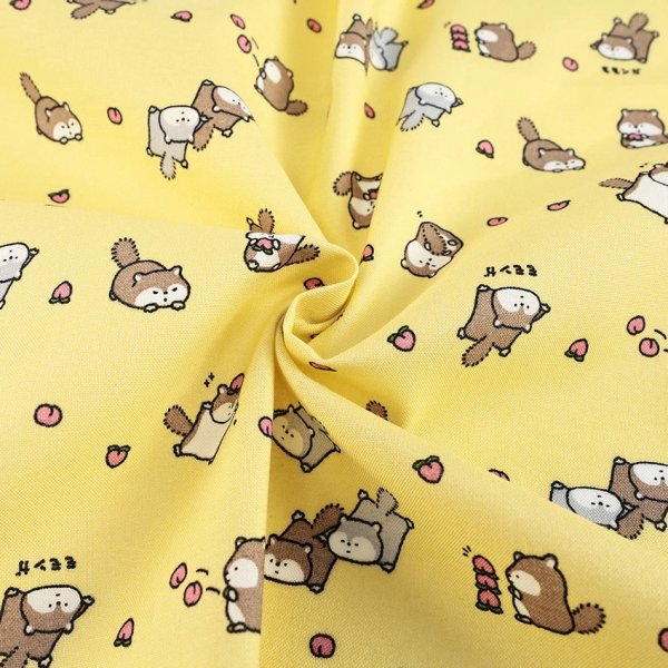 Photo6: 【1米 價格】🔴日本製｜💢 非 現貨｜🇯🇵 日本製｜100% 棉 ~ 薄｜飛鼠 動物 (6)