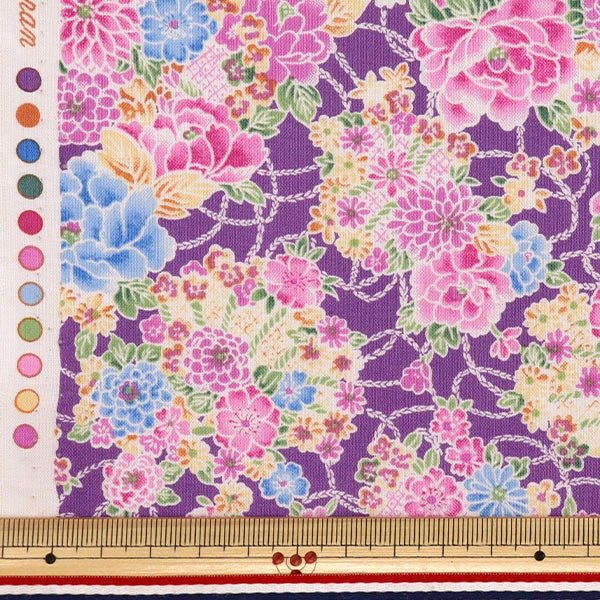 Photo2: 【1米 價格】🟥日本製｜💢 非 現貨｜🇯🇵 日本製｜100% 棉 ~ 薄｜和柄 日式 牡丹 (2)