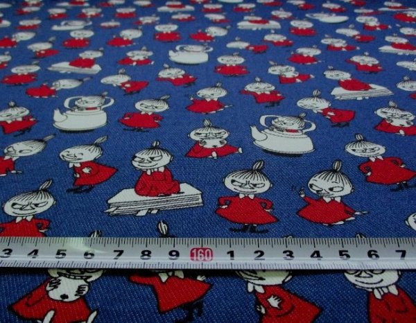 Photo2: 【1米 價格】🟦日本製｜💢 非 現貨｜🇯🇵 日本製｜60% cotton, 40% terylene ~ TC 斜紋布｜姆明 小美｜2025年 2月 (2)