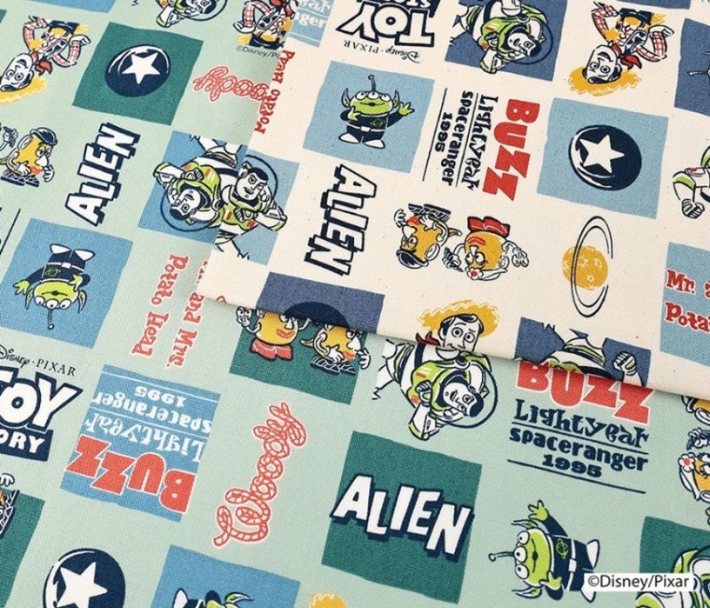 Photo1: 【1米 價格】🔴日本製｜💢 非 現貨｜🇯🇵 日本製｜100% 棉 ~ 牛津布｜迪士尼 反斗奇兵 Toy story｜2025年 2月 (1)